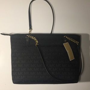 Michael kors jet set chain tote shoulder bag